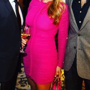 Pink cocktail dress